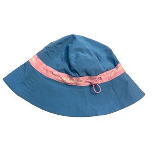 Tommy Bahama Hat Kid's Boy's Girl's Blue‎ Size 5-6 Beach Reversible Adjustable
